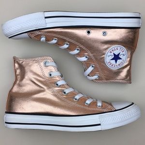 rose gold converse sneakers